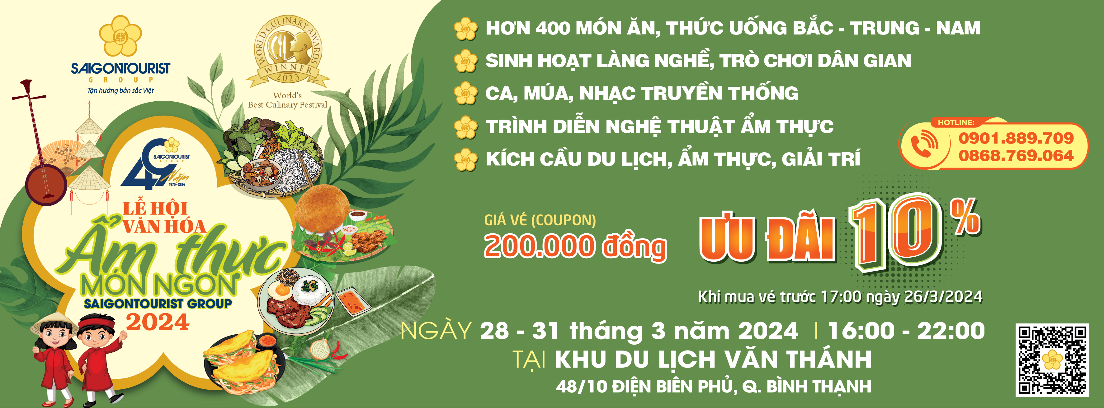 First Hotel - Chào mừng Lễ hội văn hóa Ẩm thực món ngon Saigontourist Group 2024