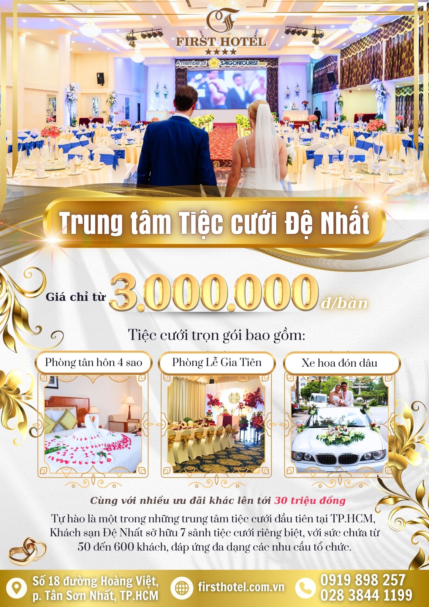 Trung Tâm Tiệc Cưới Đệ Nhất – Nơi Khởi Đầu Hoàn Hảo Cho Hạnh Phúc Lứa Đôi
